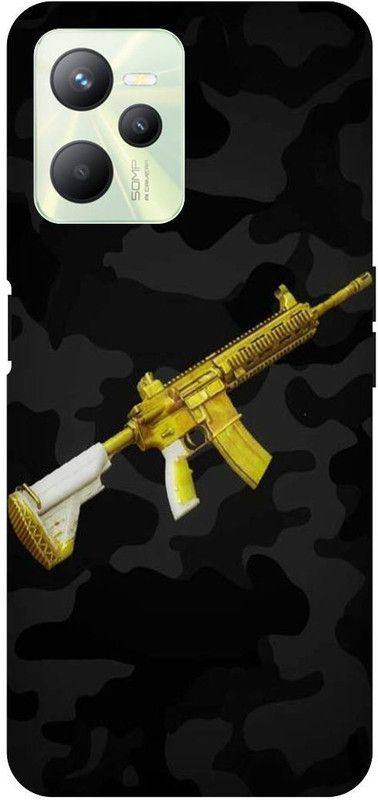 THE NARAYANA COLLECTIONS Back Cover for REALME C35-RMX3511-PUBG,M416,GUN,GAME,AWM,KAR98  (Multicolor, Hard Case, Pack of: 1)