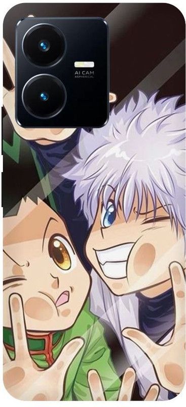 URCHIN Back Cover for Vivo Y22S Anime, Anime Boy, Cartoon, Aesthetic407  (Multicolor, Shock Proof, Pack of: 1)