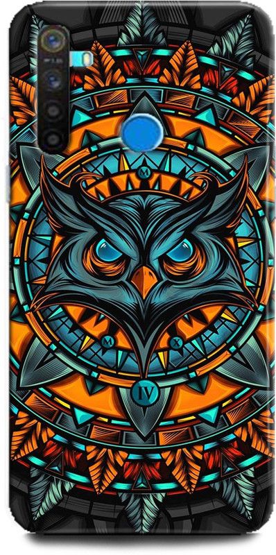 INDICRAFT Back Cover for Realme Narzo 10, RMX2040 OWL, NIGHT WATCH, ABEJ, BEOGRAD, TRIPPY  (Multicolor, Hard Case)
