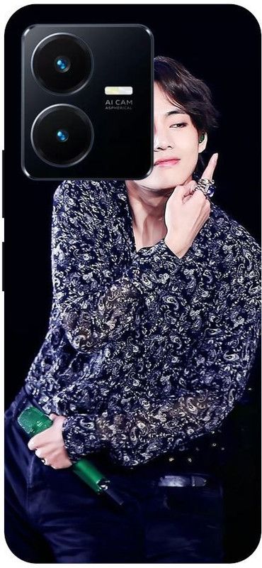 URCHIN Back Cover for Vivo Y22S BTS, BTS V, Kim taehyung, BTS Army371  (Multicolor, Shock Proof, Pack of: 1)
