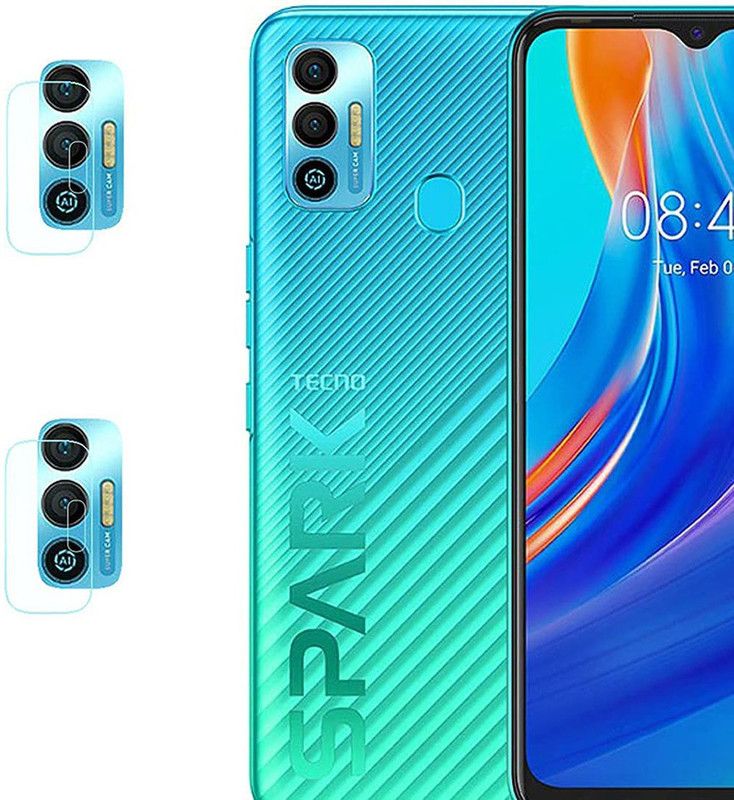 ERRORIST Back Camera Lens Glass Protector for Tecno Spark 7T  (Pack of: 2)
