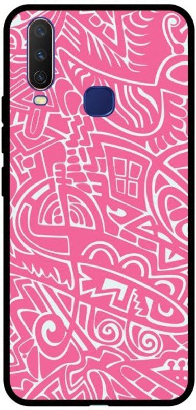 STYLE MARO Back Cover for Vivo Y15  (White, Pink)