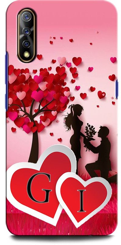 GRAFIQE Back Cover for Vivo S1 GI, G LOVE I, I LOVE G, G LETTER, I LETTER, GI NAME  (Multicolor, Shock Proof, Pack of: 1)