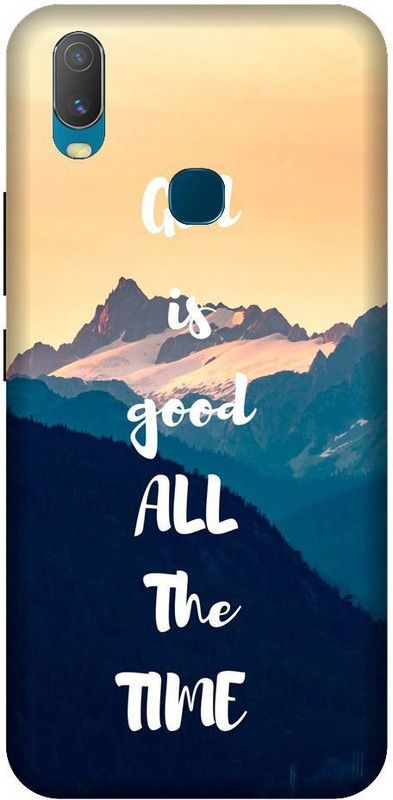 URCHIN Back Cover for Vivo Y15 God is good, Motivational, inspirable, quotes  (Multicolor, Shock Proof, Pack of: 1)
