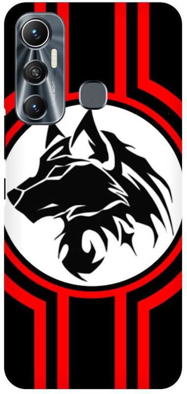 PICHKU Back Cover for INFINIX HOT 11- X662-BOYS,WOLF,WILD,ANIMAL COVER,INSANSE,DANGEROUS,ATTITUDE  (Red, Hard Case, Pack of: 1)