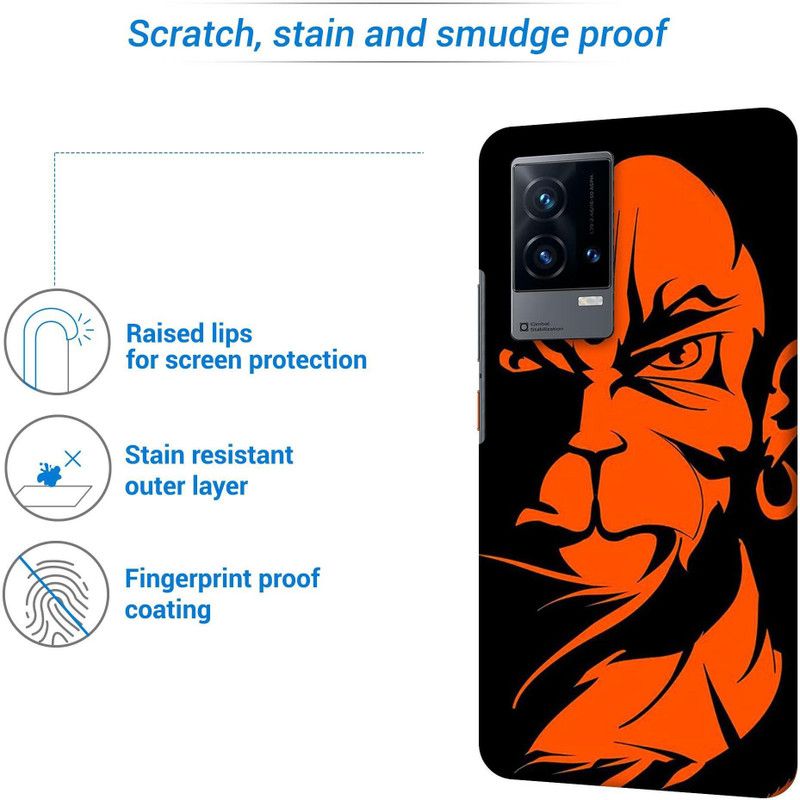 Flipkart SmartBuy Back Cover for Vivo iQOO 9 5G  (Black, Red, Pack of: 1)