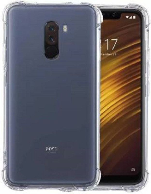 KrKis Back Cover for POCO F1  (Transparent, Grip Case, Pack of: 1)