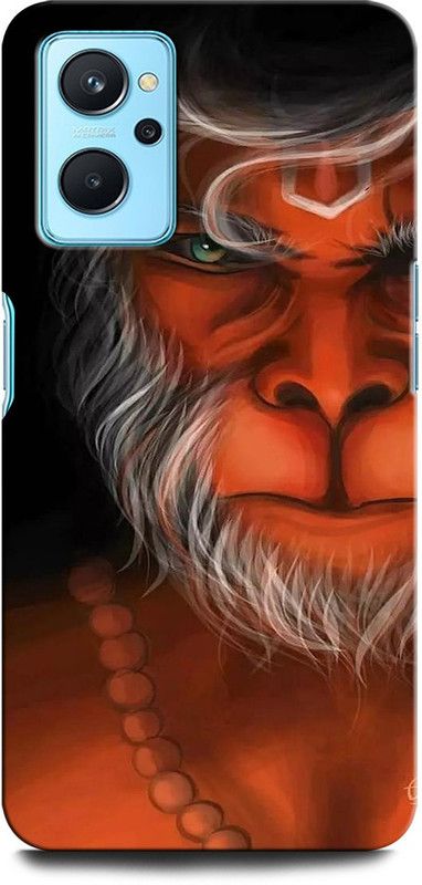 ORBIQE Back Cover for OPPO A96 HANUMAN JI , LORD HANUMAN, GOD, BAJRANGBALI  (Multicolor, Hard Case)