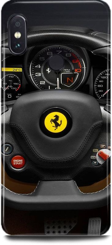 MP ARIES MOBILE COVER Back Cover for Mi A2, MZB6437IN, ferrari,Logo,ferrari,Car,ferrari,sign,sports,car,ferrari,emblem,  (Multicolor, Hard Case, Pack of: 1)