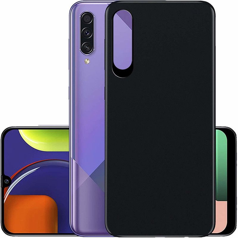 CASEHUNT Back Cover for Samsung Galaxy A50s  (Black, Grip Case, Silicon, Pack of: 1)