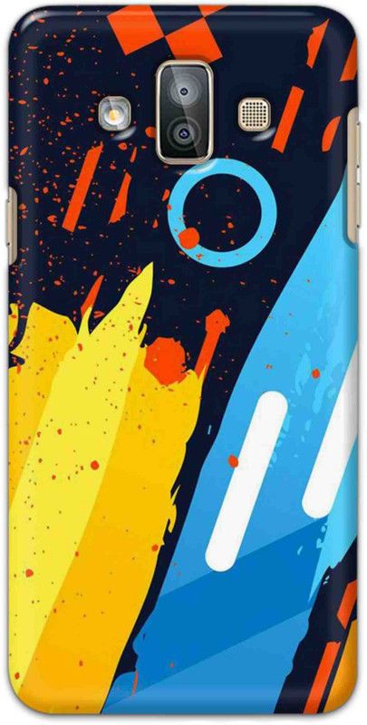 NDCOM Back Cover for Samsung Galaxy J7 Duo Abstrac Pattern Printed  (Multicolor, Hard Case, Pack of: 1)