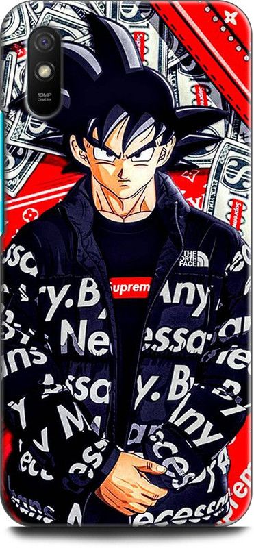 KEYCENT Back Cover for REDMI 9i Sport SUPREME, SWAG, SPORT, GOKU, DRAGON BALL Z, ANIME, VEGETA, NARUTO  (Multicolor, Shock Proof, Pack of: 1)