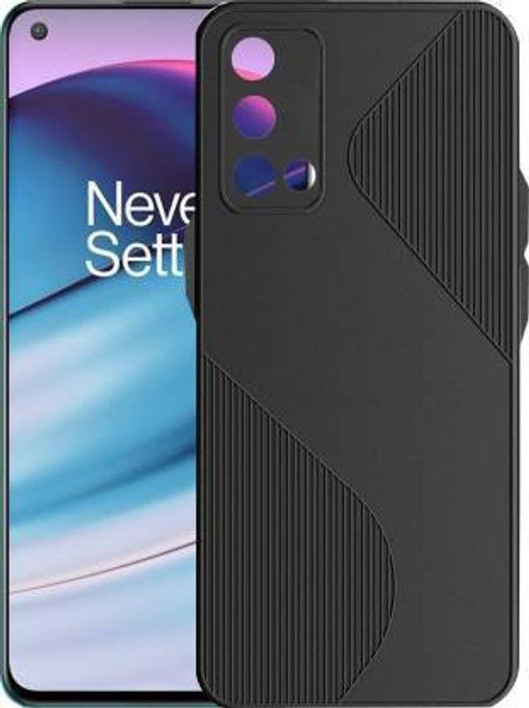 Godric Back Cover for OnePlus Nord CE 5G  (Black, Grip Case, Silicon, Pack of: 1)