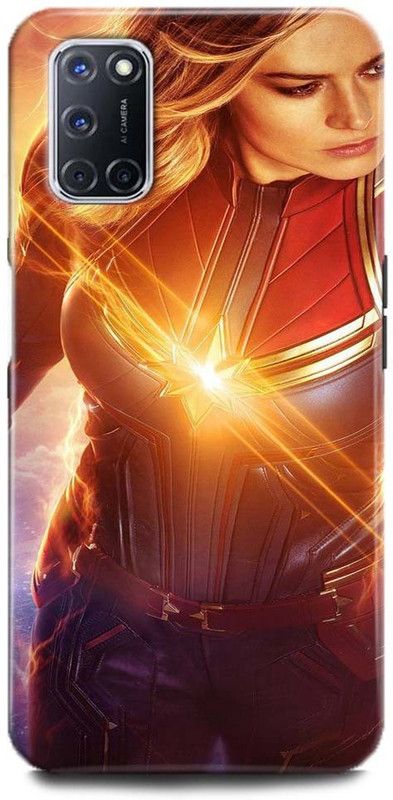 MP ARIES MOBILE COVER Back Cover for Samsung Galaxy A51 CAPTAIN MARVEL, AVENGER, COMIC, SUPERHERO PRINTED  (Multicolor, Hard Case, Pack of: 1)