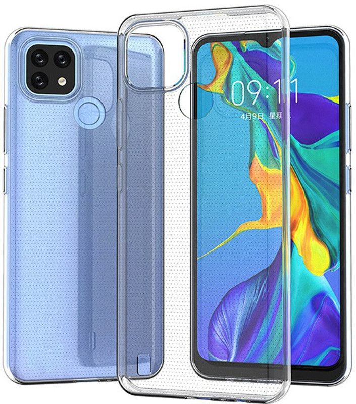 ASMANTIC Back Cover for Realme Narzo 50a  (Transparent, Silicon, Pack of: 1)