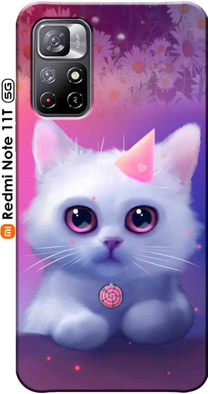 Burdak Back Cover for Redmi Note 11T 5G 2854  (Multicolor, Shock Proof, Silicon, Pack of: 1)