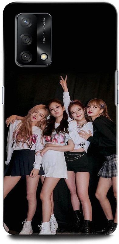 ORBIQE Back Cover for OPPO F19 CPH2219 LISA, JENNIE, ROSE, JISOO, BLACK PINK GIRL  (Multicolor, Hard Case, Pack of: 1)