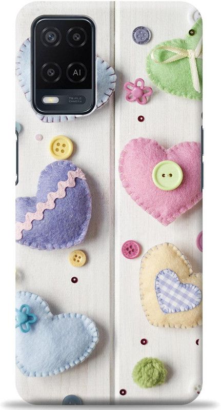 Loffar Back Cover for Oppo A54  (Multicolor, Shock Proof, Pack of: 1)