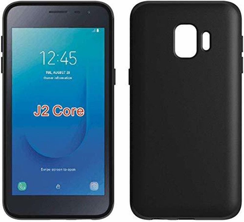 SmartPoint Back Cover for Samsung Galaxy J2 Core  (Black, Silicon, Pack of: 1)
