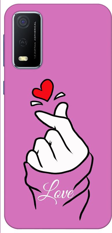 SUPER CASE Back Cover for Vivo Y3s 2021  (Pink, White, Grip Case, Silicon, Pack of: 1)