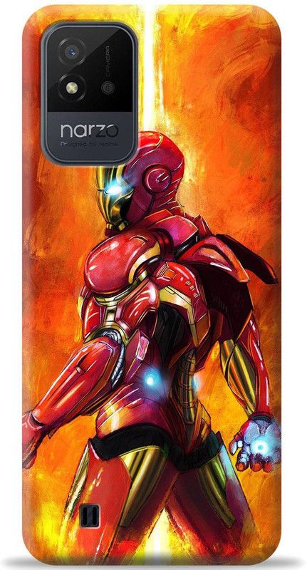 Coverpur Back Cover for Realme Narzo 50i  (Red, Shock Proof, Pack of: 1)
