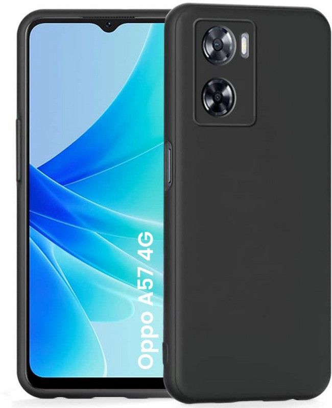 S-Hardline Back Cover for Oppo A57 4G, HD Clear Flexible Case  (Black)