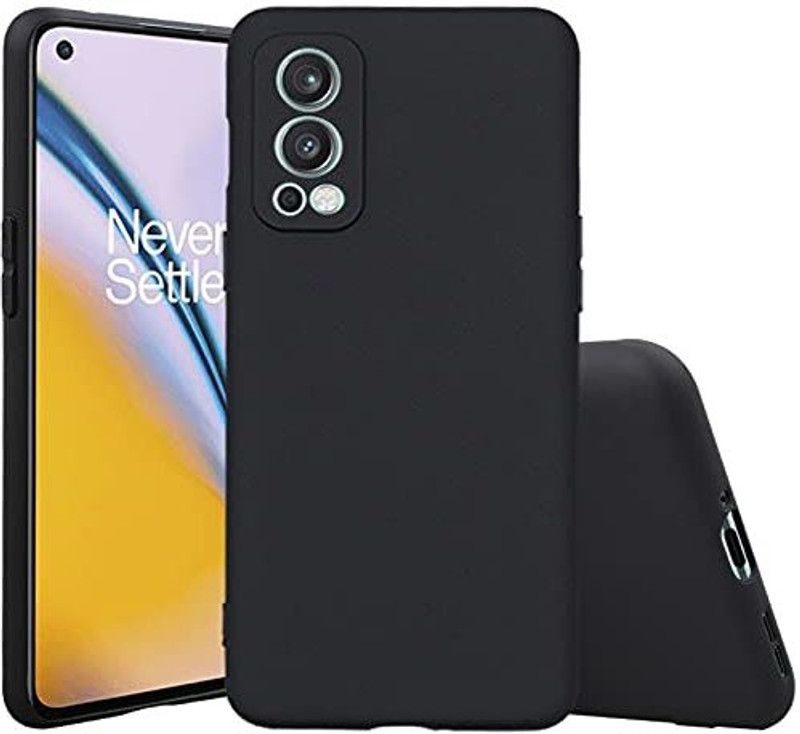 S-Softline Back Cover for OnePlus Nord 2  (Black, Flexible, Pack of: 1)