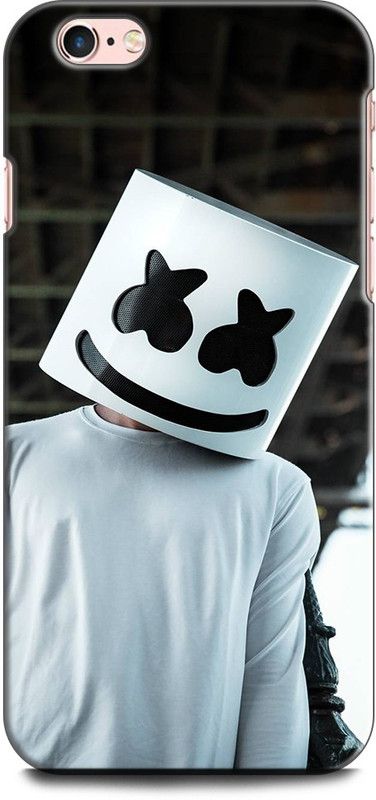 KEYCENT Back Cover for APPLE iPhone 6 MARSHMELLO, DJ, EDM, MUSIC, SMILEY, FUNNY  (Multicolor, Shock Proof, Pack of: 1)