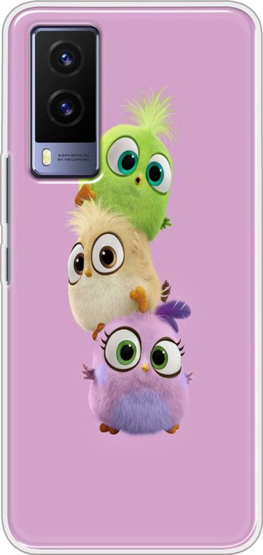 Hansviprint Back Cover for Vivo V21e 5G  (Pink, Grip Case, Silicon, Pack of: 1)