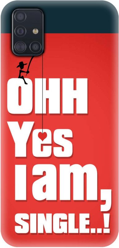 Smutty Back Cover for Samsung Galaxy A51, SM-A515F - Happy Single Print  (Multicolor, Hard Case, Pack of: 1)