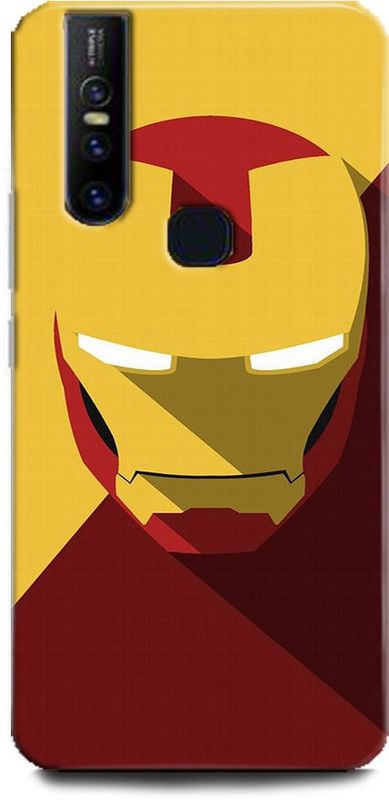 Afterglow Back Cover for Vivo V15 IRON MAN, CAPTAIN AMERICA, AVENGERS, MARVEL, COMICS, SUPERHERO  (Multicolor, Shock Proof, Pack of: 1)