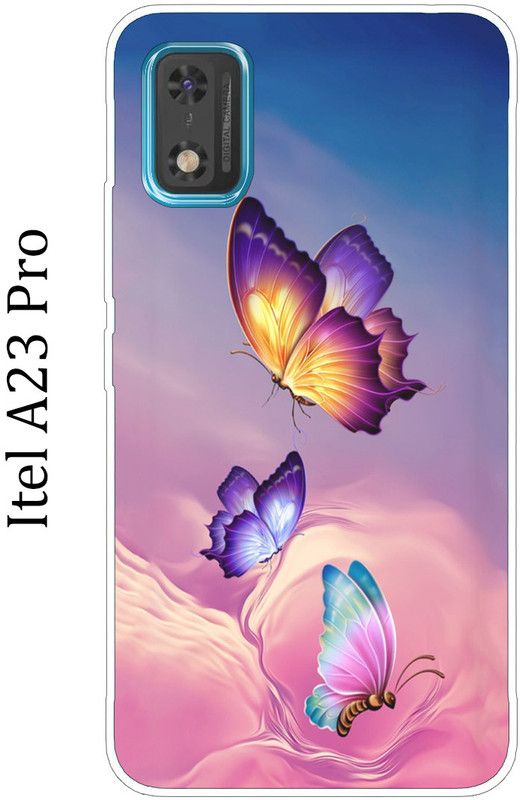 Gabroo Back Cover for Itel A23 Pro  (Multicolor, Grip Case, Silicon)