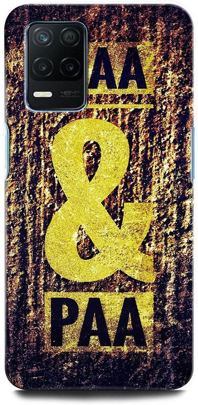 INTELLIZE Back Cover for Realme 8 5G 3241 MAA PAA, LOVE YOU MAA, LOVE YOU BABA, FAMILY LOVE  (Multicolor, Hard Case, Pack of: 1)