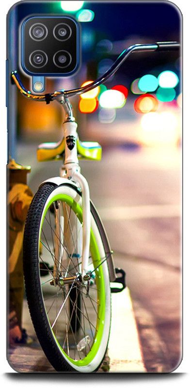 INDICRAFT Back Cover for SAMSUNG Galaxy F12 CYCLE, BICYCLE, SUPER CYCLE, CLASSIC  (Multicolor, Dual Protection, Pack of: 1)