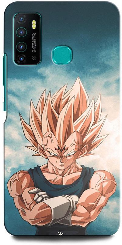 INTELLIZE Back Cover for Infinix Hot 9 DRAGONBALL, GOKU, POSTER, VEGETA, GOHAN, TEIN, CARTOON  (Multicolor, Hard Case, Pack of: 1)