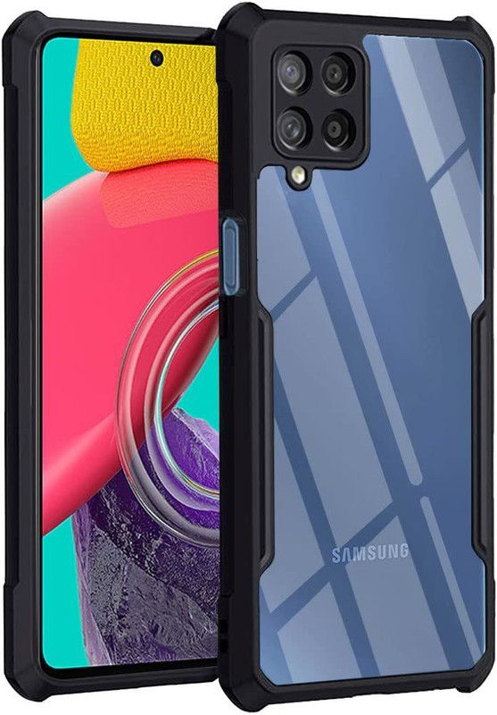 BRENZZ Back Cover for SAMSUNG M53 5G, (IP)  (Black, Shock Proof, Pack of: 1)