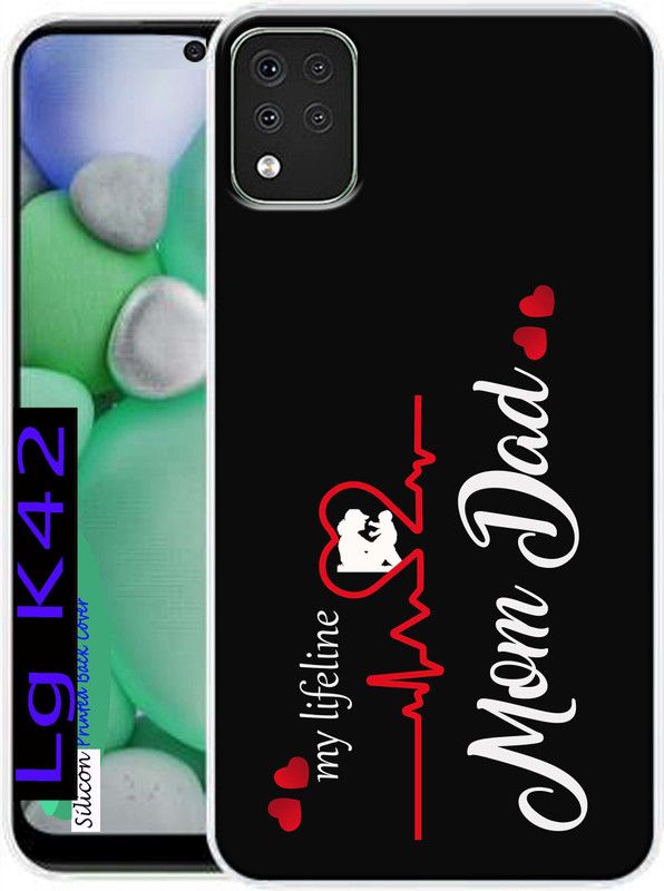SKYBRUFAN Back Cover for LG K42, LG K42 Mobile Back Cover  (Multicolor, Dual Protection, Silicon, Pack of: 1)
