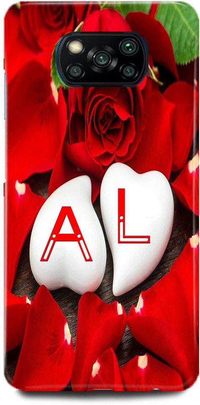 Ignite Back Cover for POCO X3 PRO, A LOVES L NAME,A NAME, L LETTER, ALPHABET,A LOVE L NAME  (Multicolor, Hard Case, Pack of: 1)