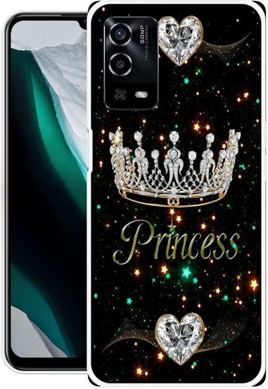 redfly Back Cover for Oppo A55 5G  (Black, Grip Case, Silicon, Pack of: 1)