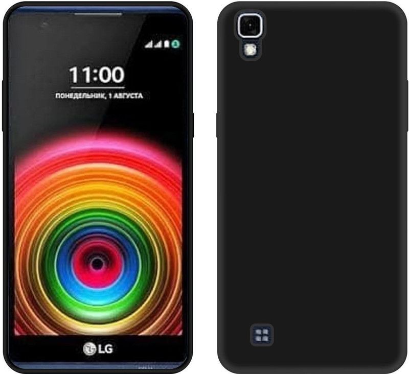 CASE CREATION Back Cover for LG Xpower  (Black, Grip Case, Pack of: 1)