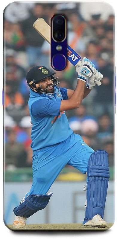 INTELLIZE Back Cover for OPPO F11/CPH1911 rohit sharma,Printed  (Multicolor, Shock Proof, Pack of: 1)
