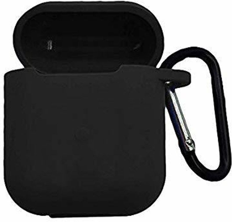 JBJ Front & Back Case for Realme Buds Air, Realme Buds Air Neo (Bluetooth Headphone NOT Included)  (Black, Shock Proof, Silicon, Pack of: 1)
