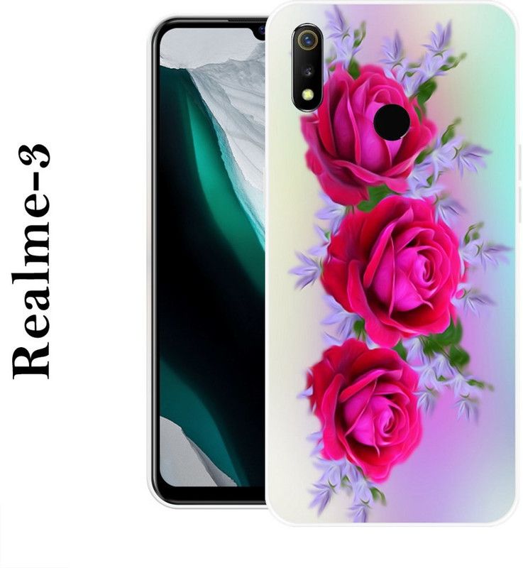 INDIALAND Back Cover for Realme 3  (Multicolor, Grip Case, Silicon)