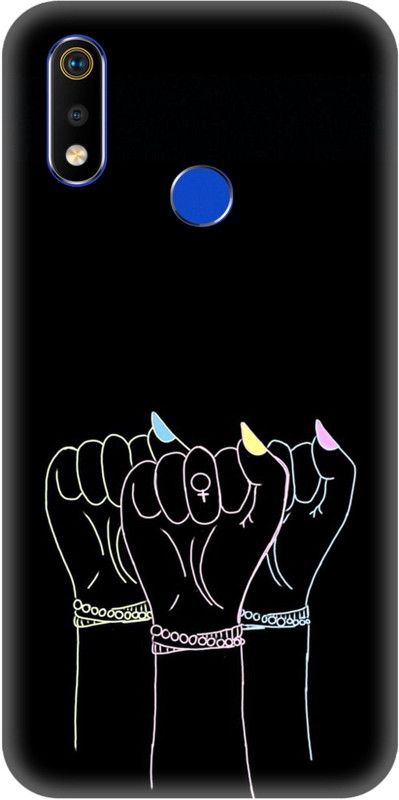 golimar Back Cover for Realme 3 Pro  (Multicolor, Hard Case, Pack of: 1)