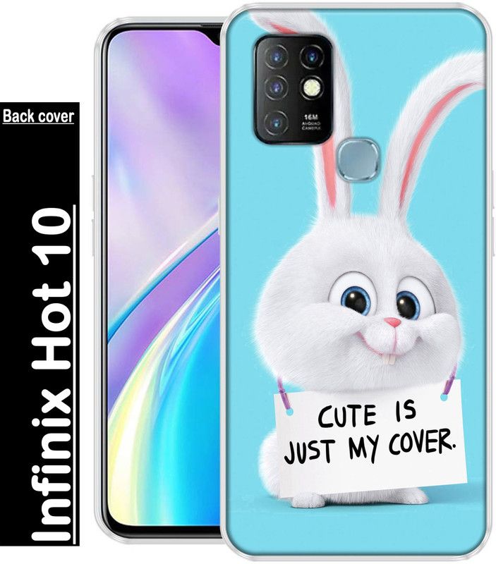 Sswastik Back Cover for Infinix Hot 10  (Multicolor, Grip Case, Silicon, Pack of: 1)