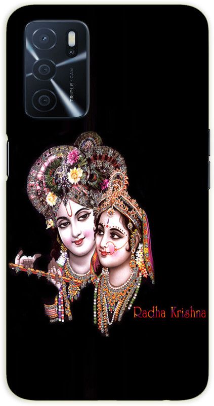 iprinto Back Cover for Oppo A53s 5G, Oppo A16 Krishna Lord Krishna Kanha Back Cover  (Black, Hard Case, Pack of: 1)