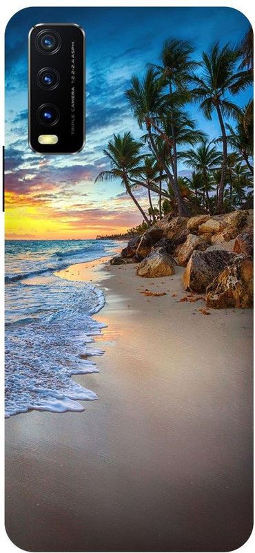 Bluvver Back Cover for Vivo Y12s, V2033, Printed Landscape Nature Back Cover  (Multicolor, Hard Case, Pack of: 1)