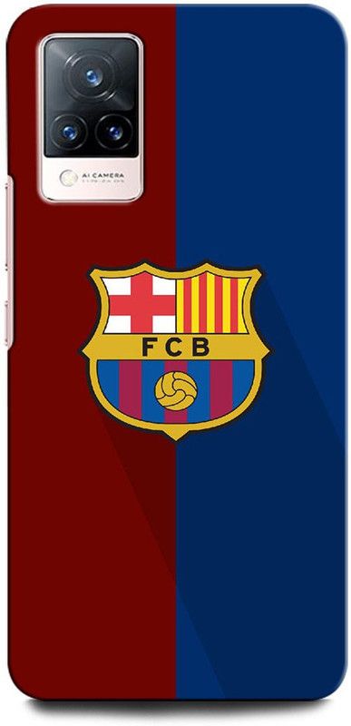 ORBIQE Back Cover for Vivo V21  (Red, Blue, Hard Case, Pack of: 1)
