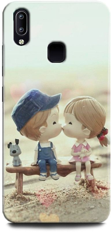 INTELLIZE Back Cover for Vivo y91/ 1816 couple,Printed  (Multicolor, Shock Proof, Pack of: 1)