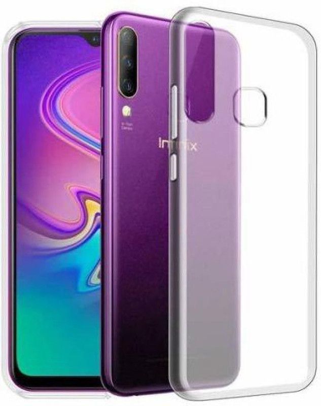techaspire Back Cover for InfinIx h0t 8  (Transparent, Grip Case, Silicon, Pack of: 1)